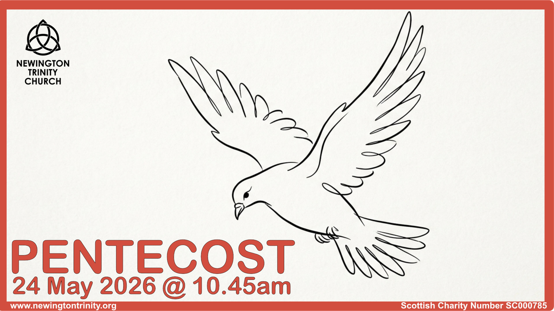 Service 24 May 2026 @ 10.45am
