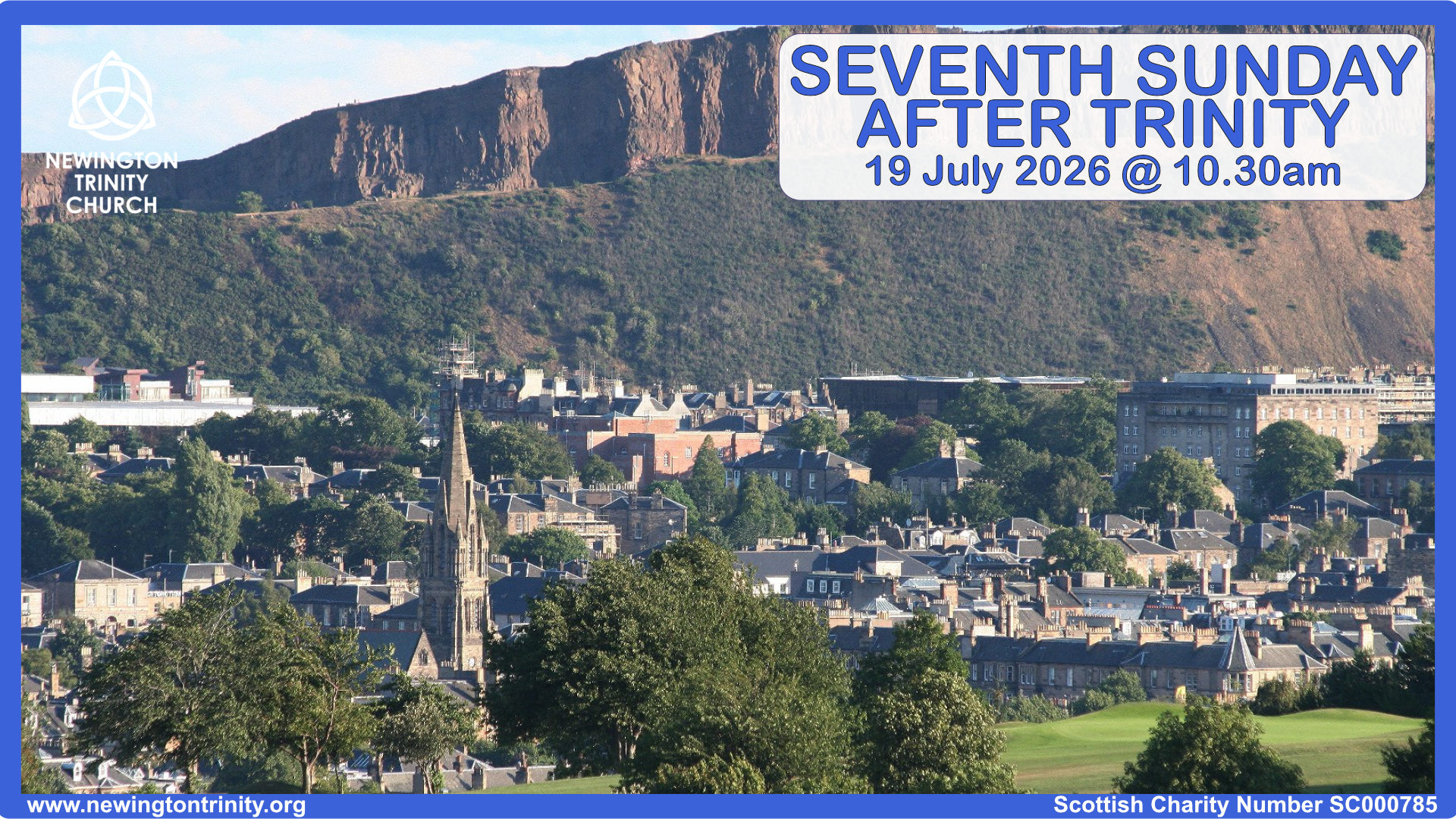 Service 19 July 2026 @ 10.30am