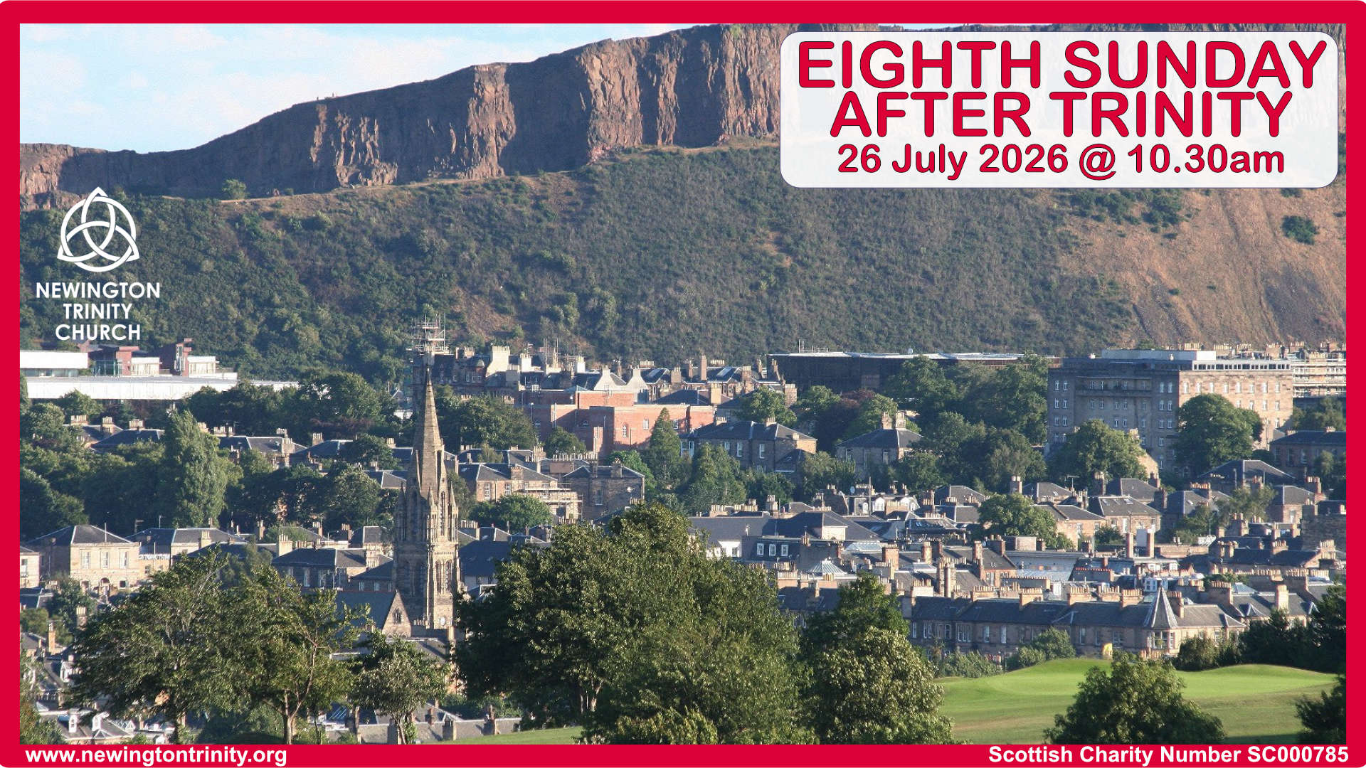 Service 26 July 2026 @ 10.30am